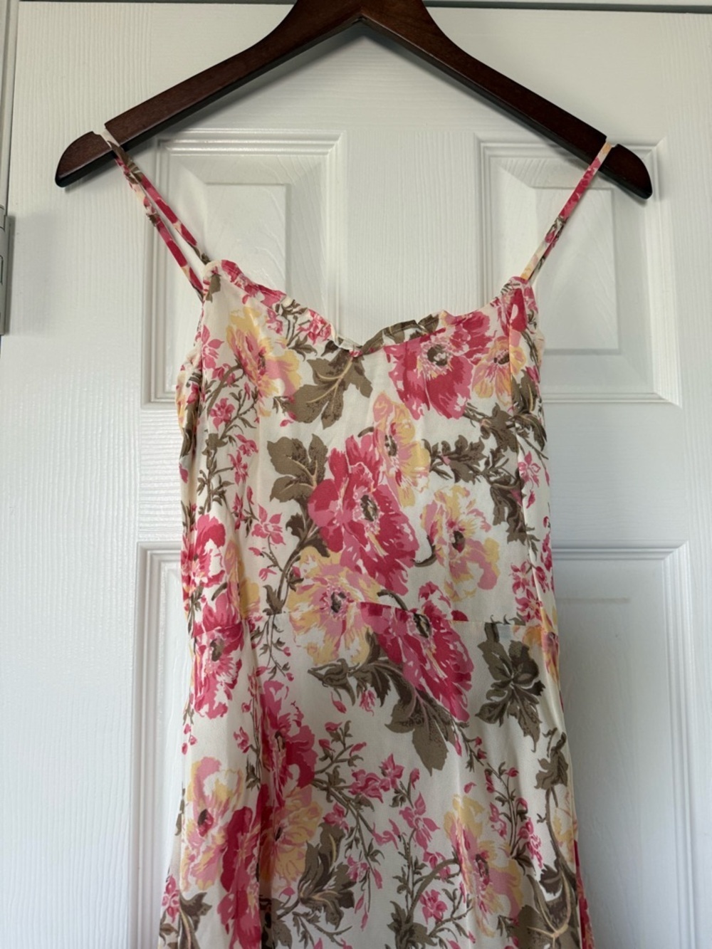 Reformation Cassandra Pink Floral Midi Dress Size 2 NWT - Picture 9 of 16